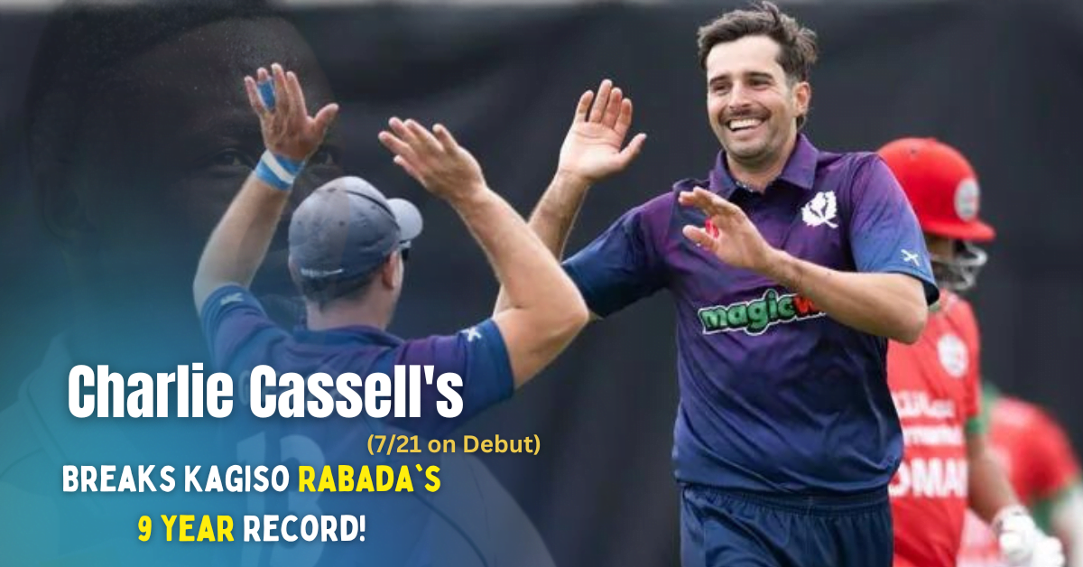 Charlie Cassell's ODI Debut & achievement