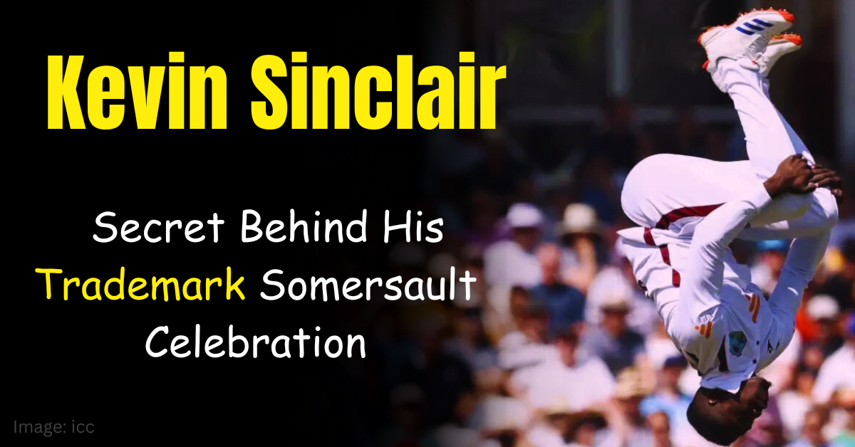 Kevin Sinclair's Somersault Celebration