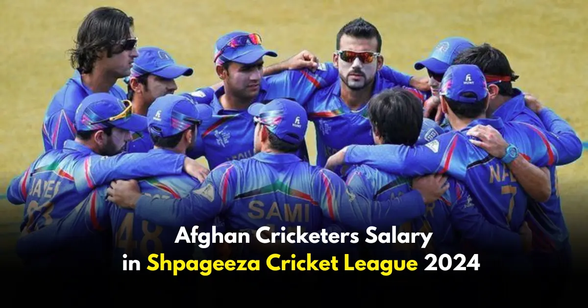 afghan cricketers salary